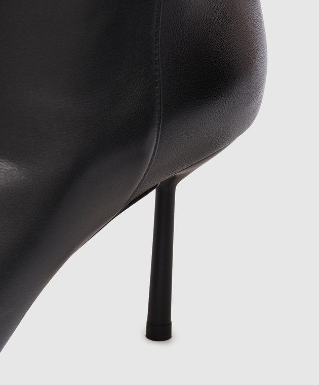Le Silla Черные кожаные сапоги BELLA 4236C080BMPPGLM изображение 5