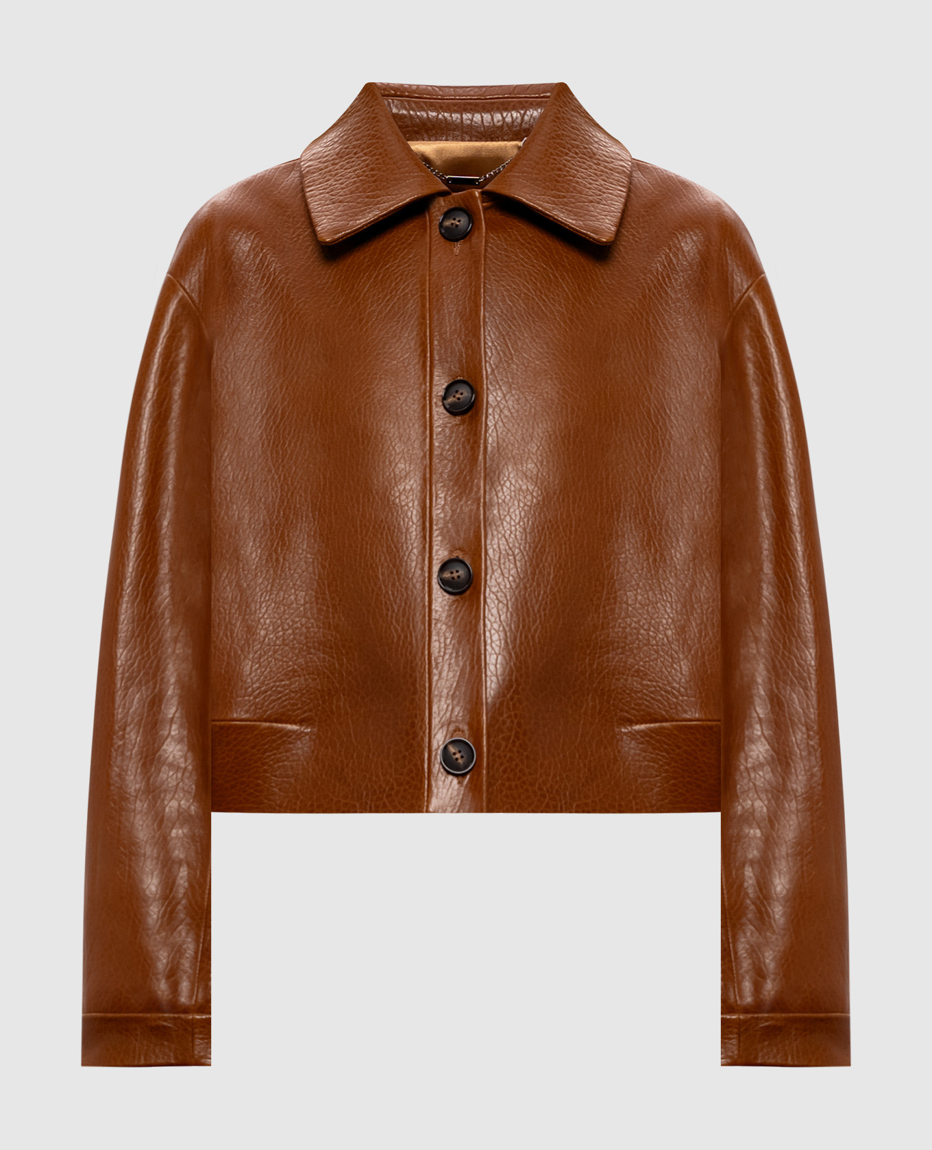 

Коричневая кожаная куртка, Коричневый, Кожаные куртки