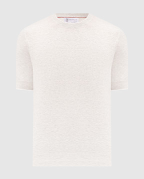 Brunello Cucinelli Серая футболка M29805200