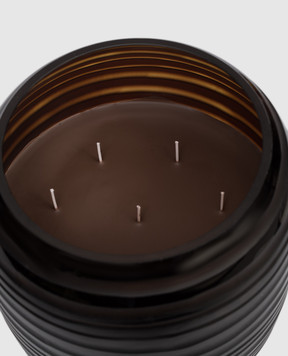 Onno Свеча Sphere Amber XL с ароматом Zanzibar в стеклянном подсвечнике ON201Z