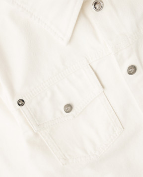 Versace Дитяча біла джинсова сорочка 10229311A16917