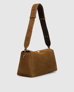 Ami Paris Коричнева замшева сукма Carrousel ULL712AL0136