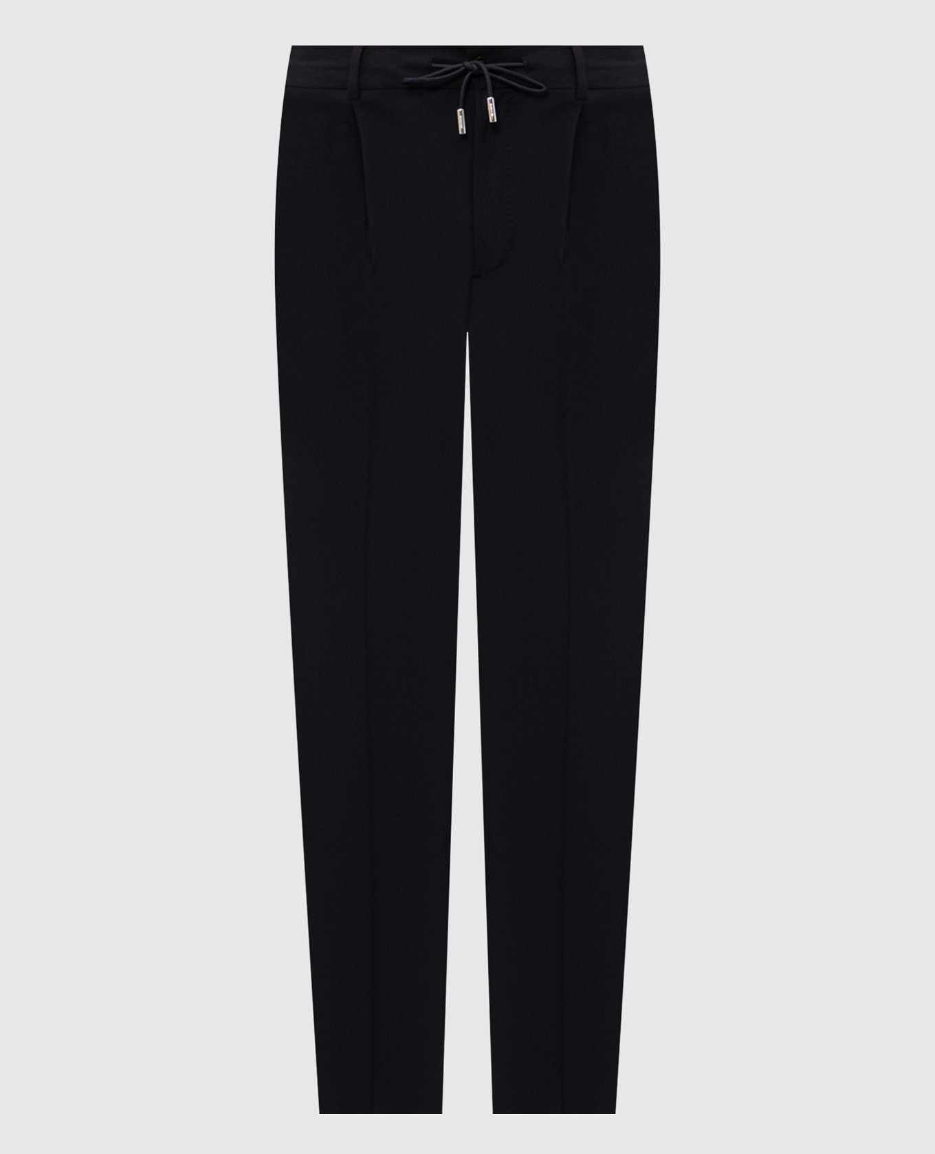 

Синие брюки с шерстью ANTON, Синий, Зауженные брюки