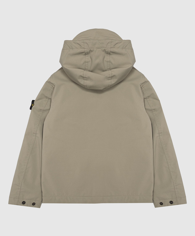 Stone Island Детская куртка цвета хаки с патчем L2S164100007S0A2768 изображение 2