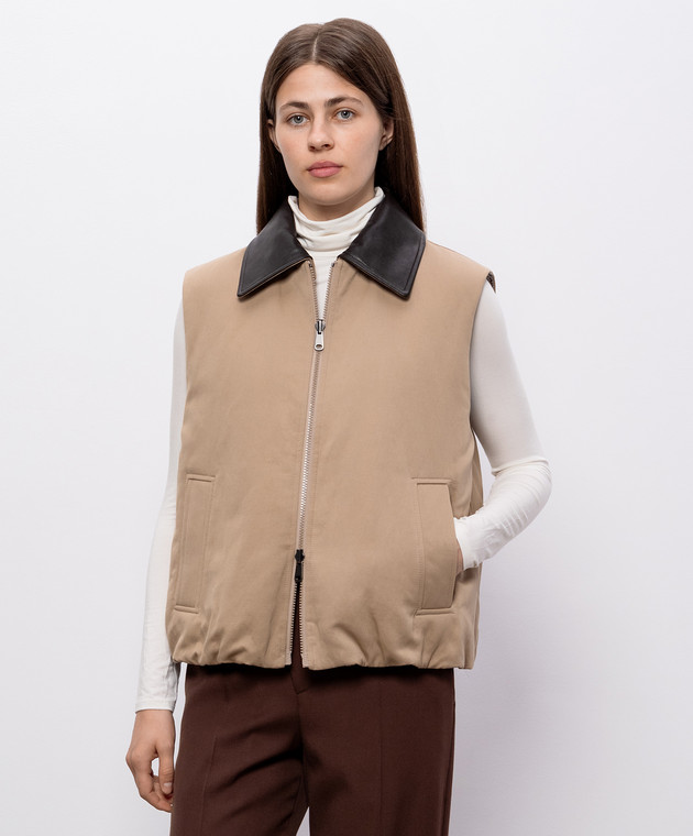Brunello Cucinelli Двухсторонний пуховой жилет ML5977142P изображение 4