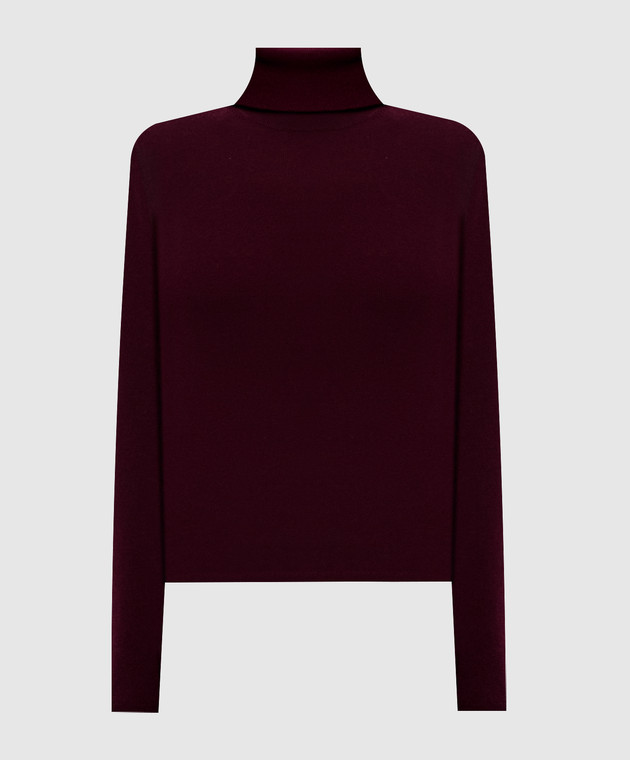 Allude Бордовий гольф з кашеміру 26511195