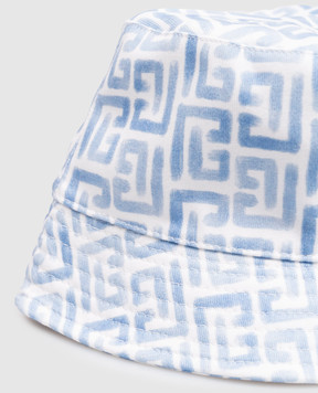 Balmain Дитяча біла панама у візерунок PB Labyrinth BY0P57Z3777