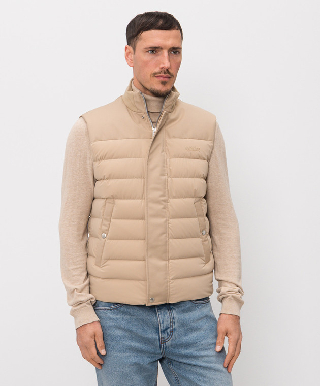 Mackage Бежевый пуховый жилет BRODY-Z BRODYZ изображение 3