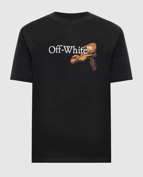 Off-White Сіра футболка Cupid Arrow 44MAA027F5J00C
