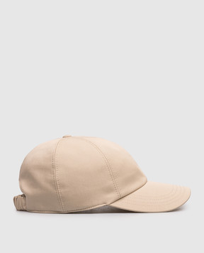 Premiata Бежевая кепка с вышивкой эмблемы BALL27
