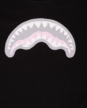 Sprayground Дитяча чорна футболка Light Vanquish SPY1455BLK