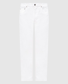 Pini Parma Белые джинсы с логотип патч PINIJEAWHI