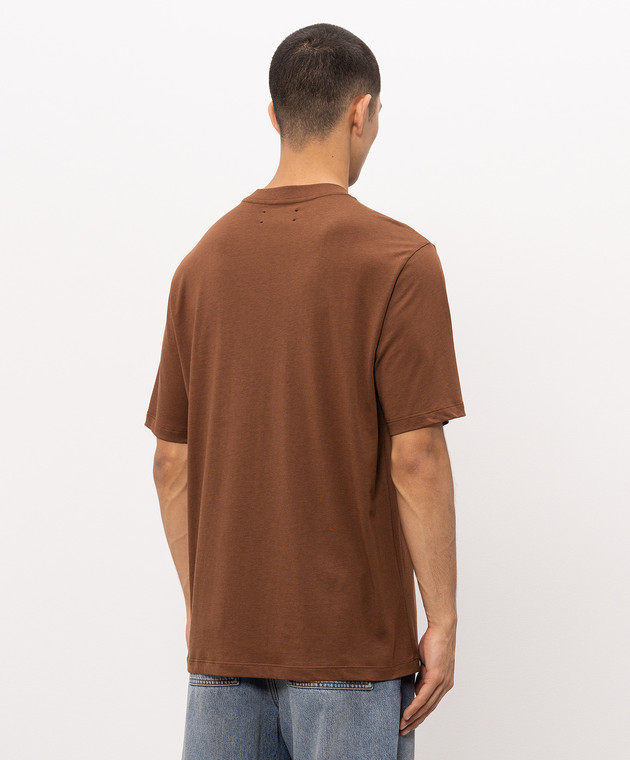 AMIRI Коричнева футболка AMTOJR1164 зображення 3