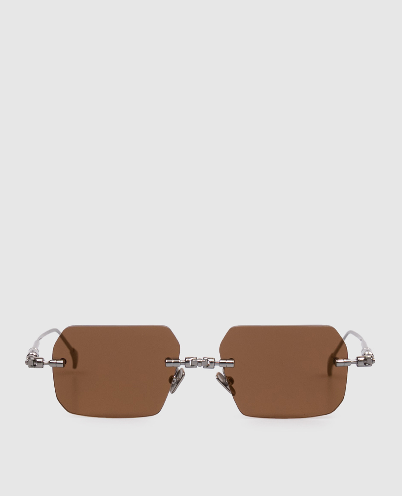 Серебристые солнцезащитные очки H68