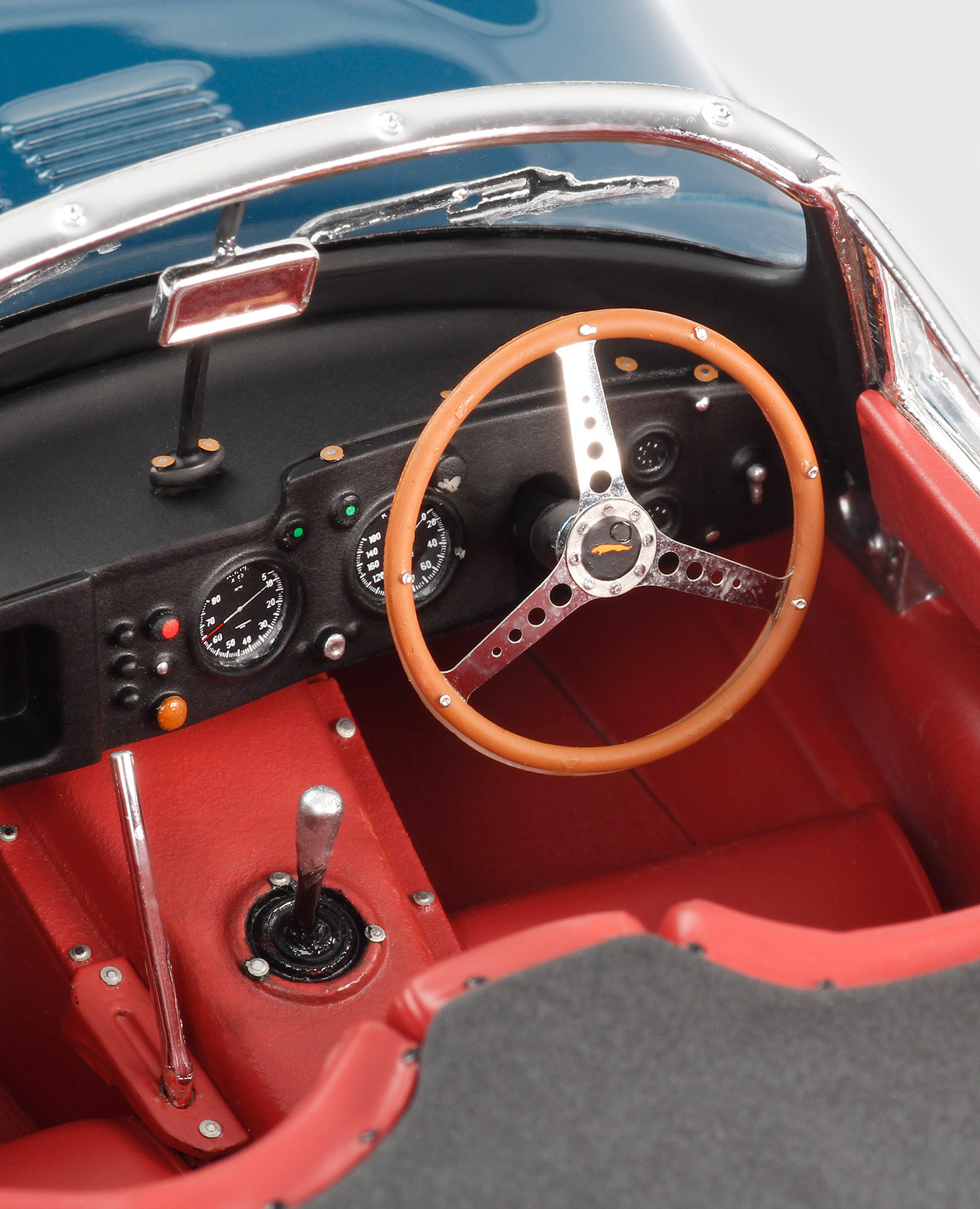 Amalgam Синій сувенір у формі автомобіля Jaguar XKSS M6014 зображення 6