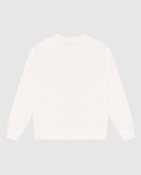 Brunello Cucinelli Детский бежевый свитшот с принтом Paris BN05NE459B
