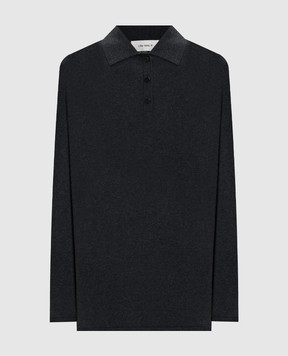 LISA YANG Серое поло Caisa с кашемиром 2026027