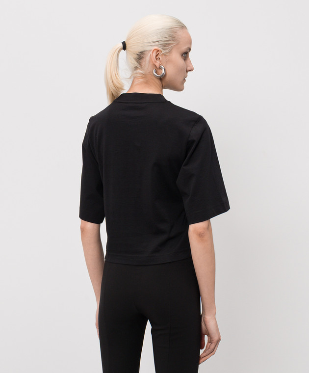 Palm Angels Черная футболка Bear PWAA079S26JER006 изображение 4