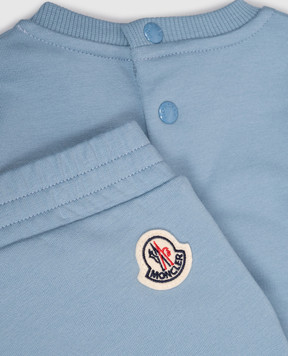 Moncler ENFANT Детский утепленный костюм с нашивкой логотипа L29518M0000789AM3