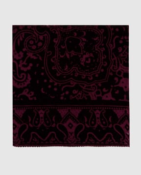 Etro Бордовый платок в узор WAYA0001AV755