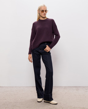 Allude Фіолетовий светр з кашеміру 26511151