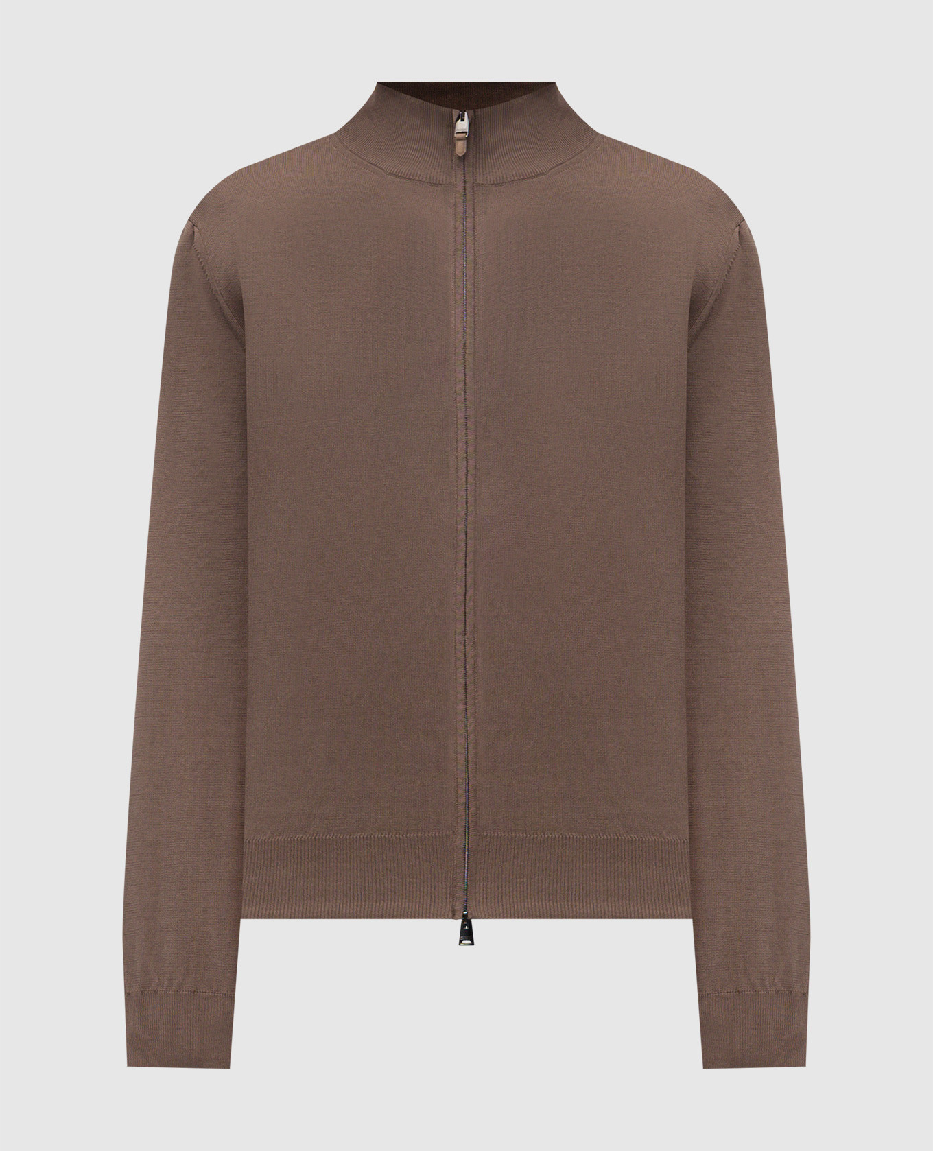 Коричневый кардиган