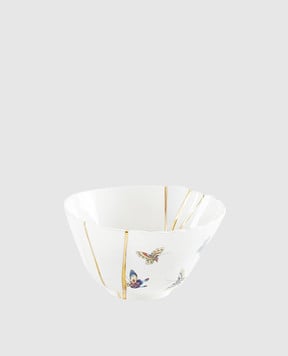 SELETTI Біла порцелянова піала Kintsugi 09632