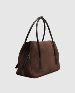 Tom Ford Коричневая замшевая сумка ECLIPSE L1922LCL068P