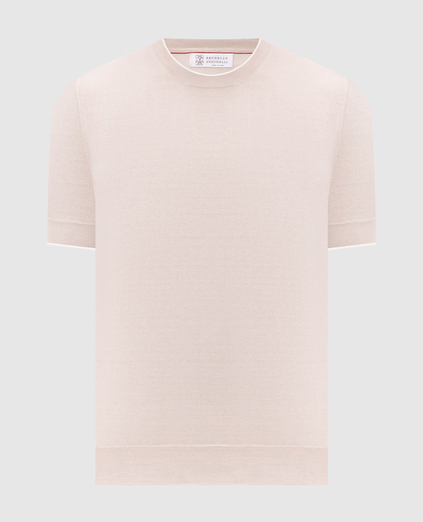 Бежевая футболка