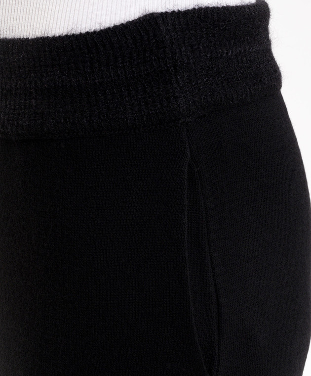 Ermanno Scervino Life Чорні штани кльош з вовною D494P708XJO зображення 5