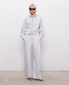 Alexander Wang Серые меланжевые утепленные спортивные штаны 1CC2264040