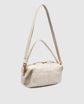 Balmain Кожаная сумка Pulse цвета айвори HN1HG066LSW6