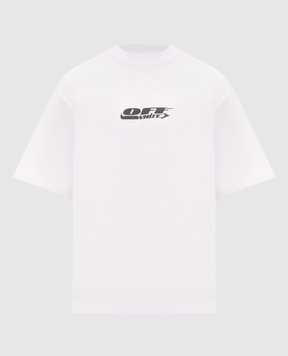 Off-White Белая футболка с принтом логотипа ADV 44MAA120F26J00C