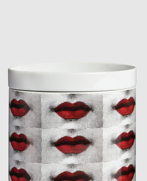 Fornasetti Ароматична свічка NEL MENTRE - Bocche Décor в порцеляновому свічнику FPB005YFP