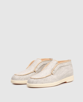 Santoni Сірі дезерти з логотипом WUYA71813TISNYGE