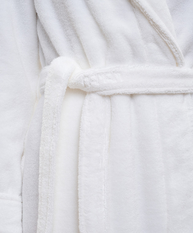 Hamam Белый махровый халат PERA PERABATHROBE изображение 5