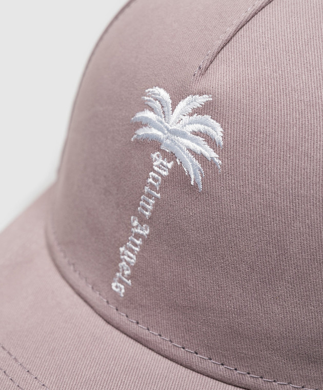 Palm Angels Фиолетовая кепка с вышивкой логотипа PAWLB001FB010w изображение 4