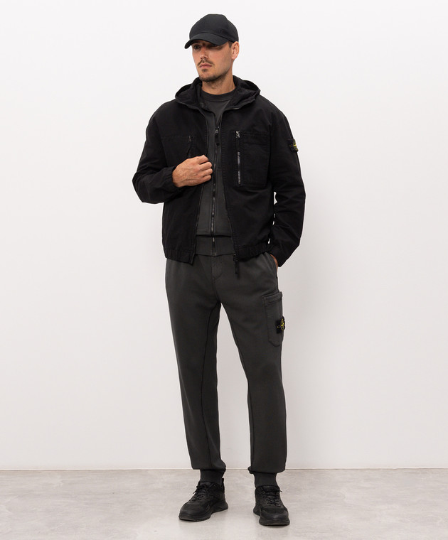 Stone Island Сіра футболка з нашивкою логотипа L2S152100026S0057 зображення 2
