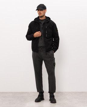 Stone Island Серая футболка с нашивкой логотипа L2S152100026S0057