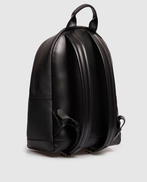 Tom Ford Чорний шкіряний рюкзак з тисненням логотипа H0397LCL213S
