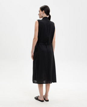 Y`S Yamamoto Чорна сукня-сорочка YKD05200