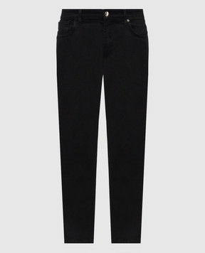 Enrico Mandelli Черные джинсы с логотип патч 0MIAMI5861