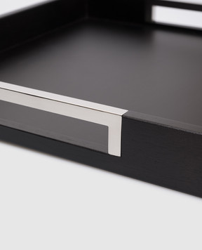 Broggi 1818 Чорний дерев'яний піднос PiGreco 3190423875