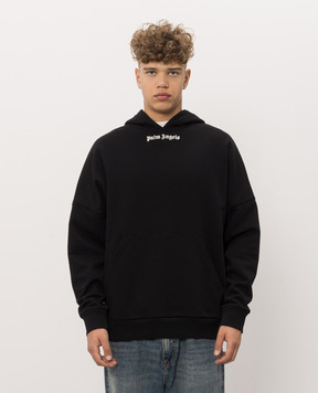 Palm Angels Черные худи с принтом логотипа PAMBB002FL001