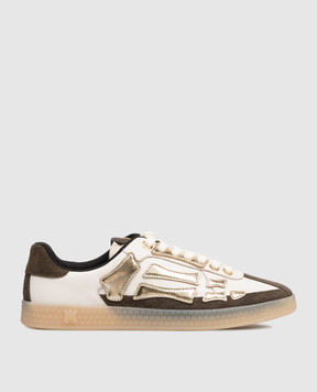 AMIRI Кожаные кроссовки Pacific Bones AMSNSN1034