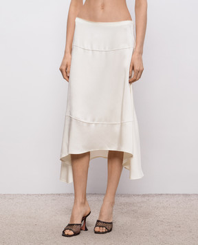 Victoria Beckham Юбка цвета айвори 1226WSK007245A