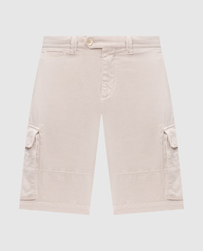 Brunello Cucinelli Бежеві шорти-карго M252DL0510