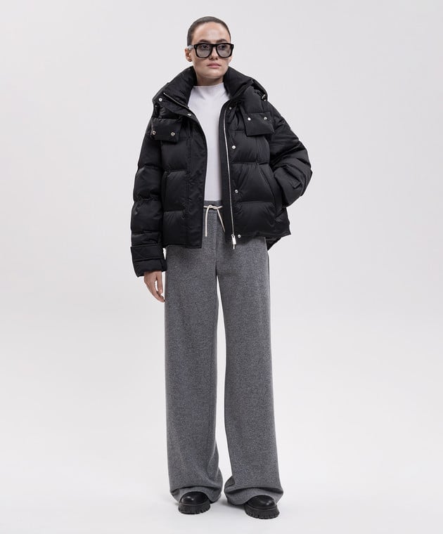 Be Florence Черный пуховик BE2616 изображение 2