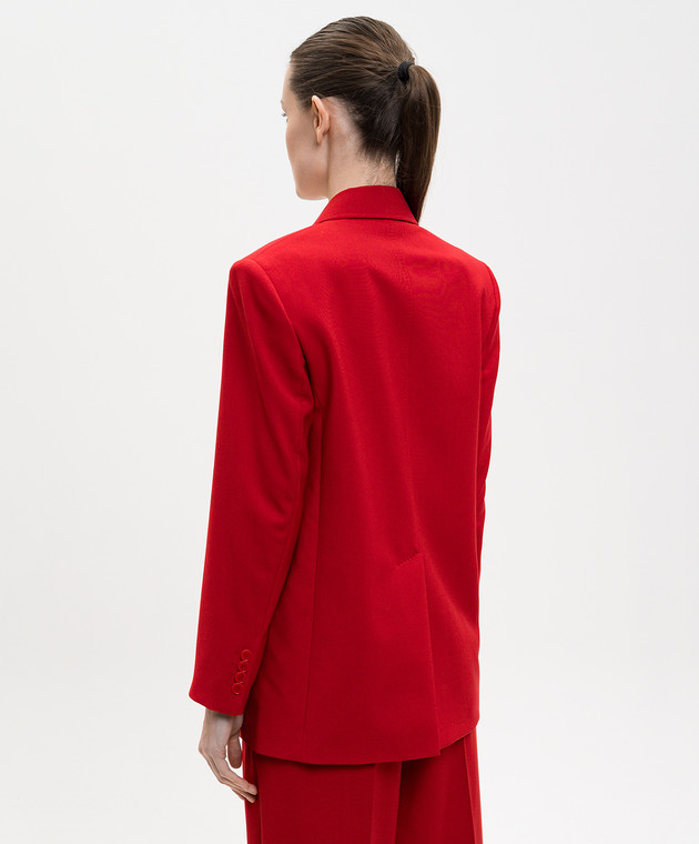 Max Mara Красный жакет BALCO из шерсти MSTBALCO изображение 4