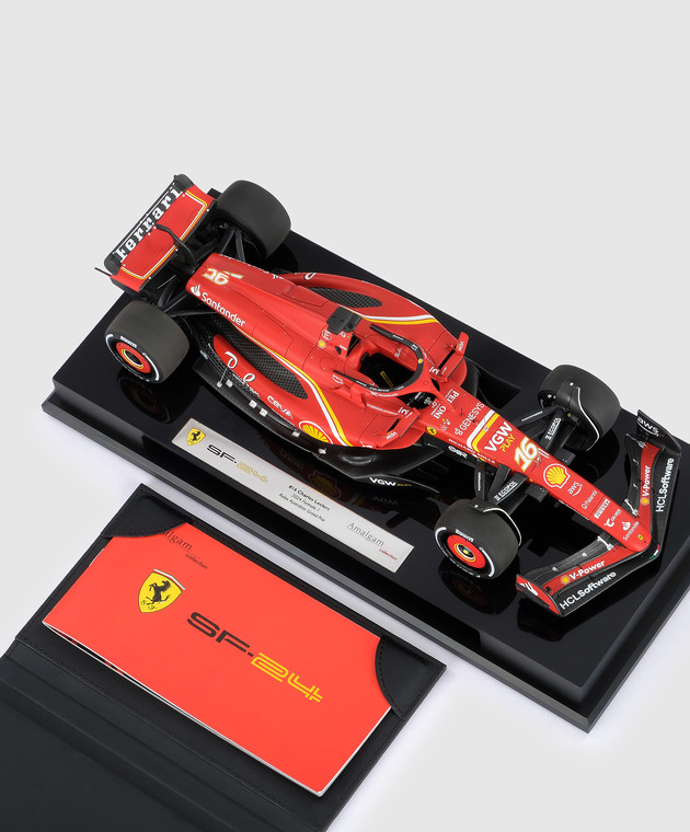 Amalgam Красный сувенир в форме болида Ferrari SF-24 M6311SC1 изображение 4